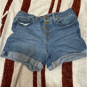 denim shorts